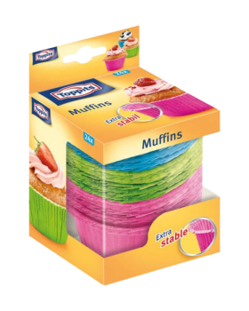 Toppits Muffins Extra Stabil Ø 7 cm, 24 Muffinformen